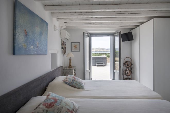 sunray paros villa gallery bedroom